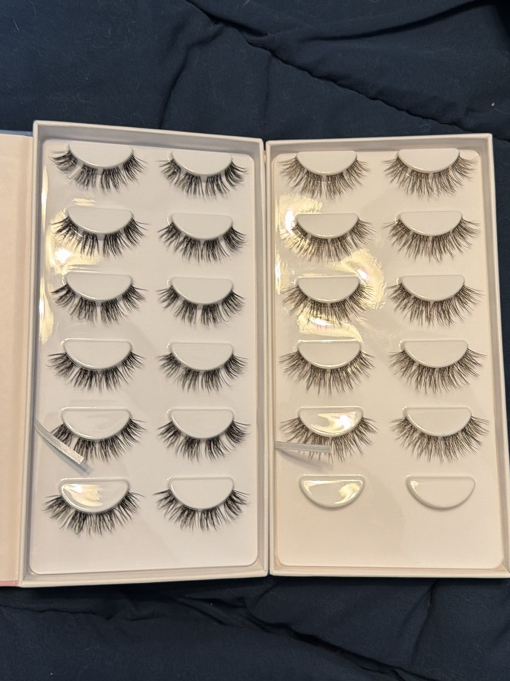 Black Faux Mink Multi-Pack False Eyelashes - 10 Pairs